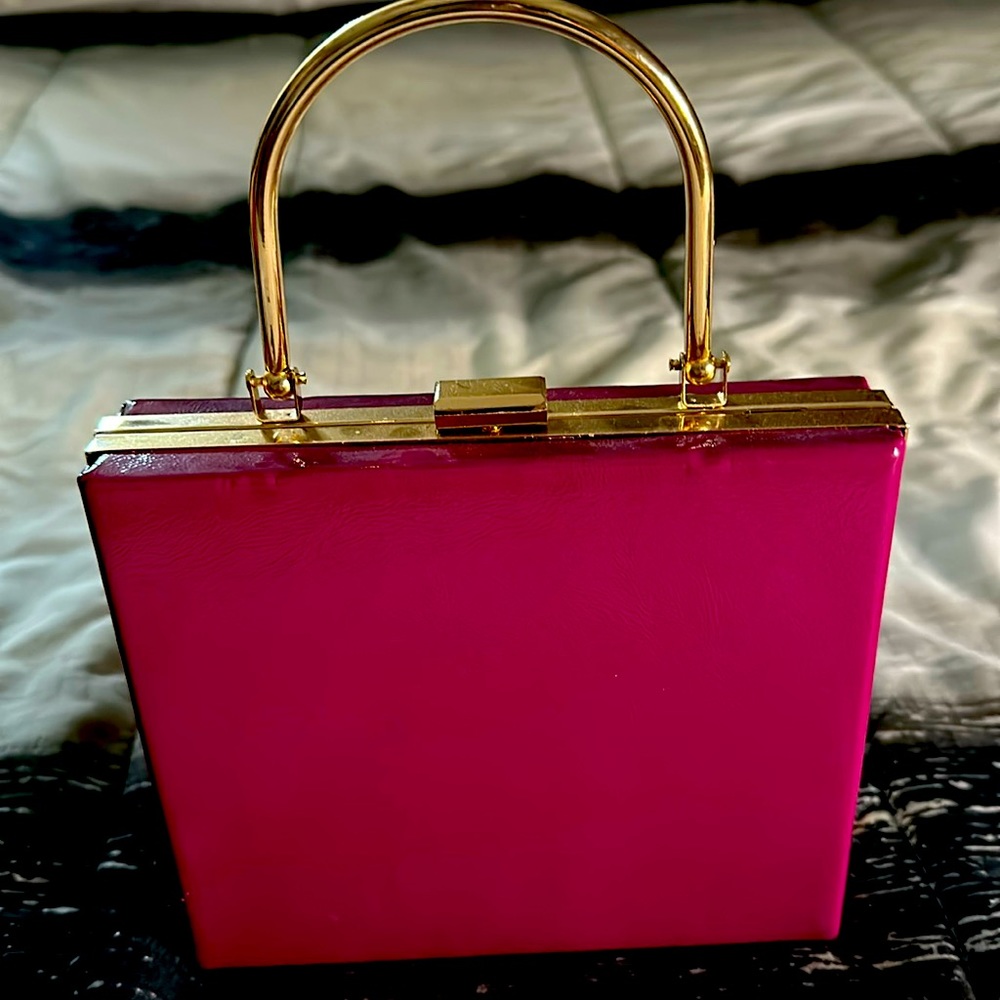 Purple Clutch/ Shoulder/ Crossbody Bag